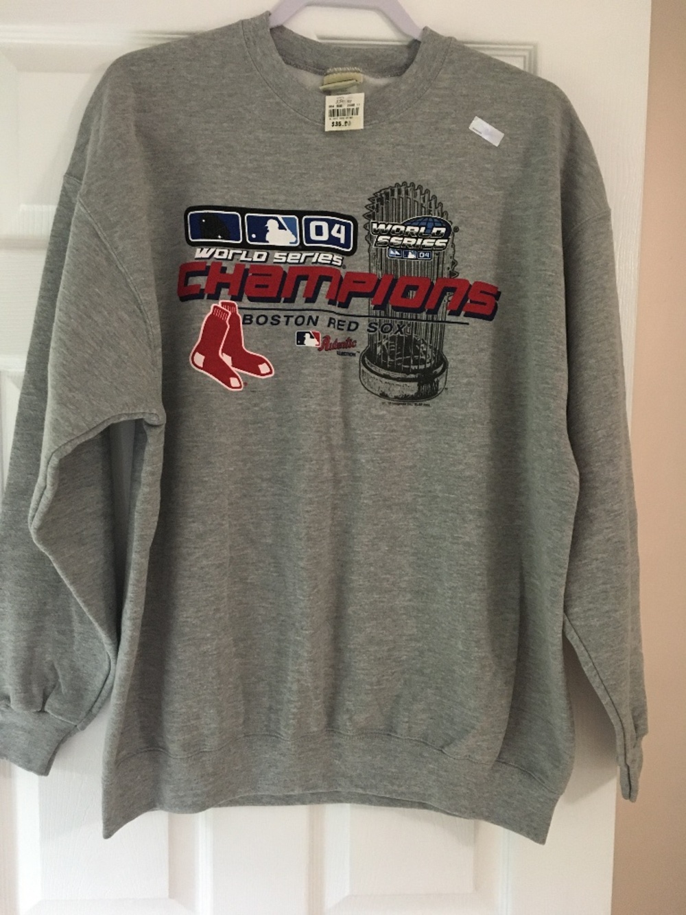 2 Vintage 2004 Boston Red Sox Sweatshirts